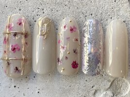 ドライフラワーミラー ¥12000