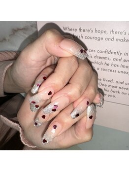 チャイ 大阪上本町店(chai)/バレンタインネイル