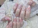 チークさくらんぼネイル8500円