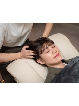 ヘッドスパで癒されたい