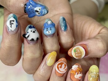 キャラクター３dネイル