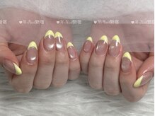 エムプラスネイル 新宿(M+Nail)/マグネットフレンチ