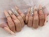スカルプストーンつけ放題パーツ4個込【¥19800】