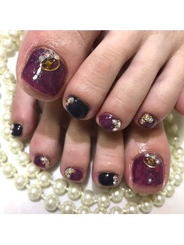 ネイルサロンル ミエル(lumiere)/大人エレガントネイル