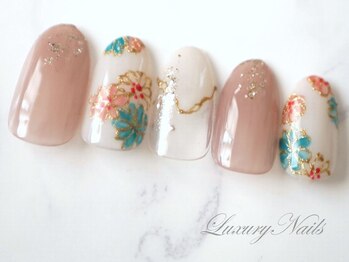 ラグジュアリー ネイルズ(Luxury Nails)/和風*華やかNail