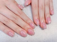 ネイル ビューティーマジック 葛西本店/ピンクキラキラネイル