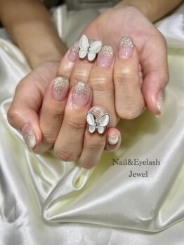 ジュウェル 宜野湾店(Nail Salon Jewel)/蝶々パーツ