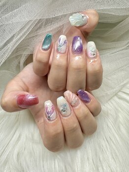 タムタムネイル 本厚木(Tam Tam Nail)/持ち込みデザイン