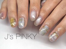 ネイルスペース ジェイズ ピンキー(NAIL SPACE J's PINKY)/チェックネイル