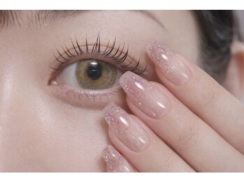 ベルクオーレ(Bellu cuore)の写真/【まつ毛エクステorパーマ+ネイル同時施術10%off】忙しい女性も短時間で美しく♪※お電話にて要確認※