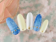 シューズネイルプロデュース/サマーデニムネイル