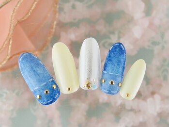 シューズネイルプロデュース/サマーデニムネイル