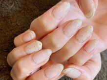 エスネイル(Snail)/囲みフレンチネイル