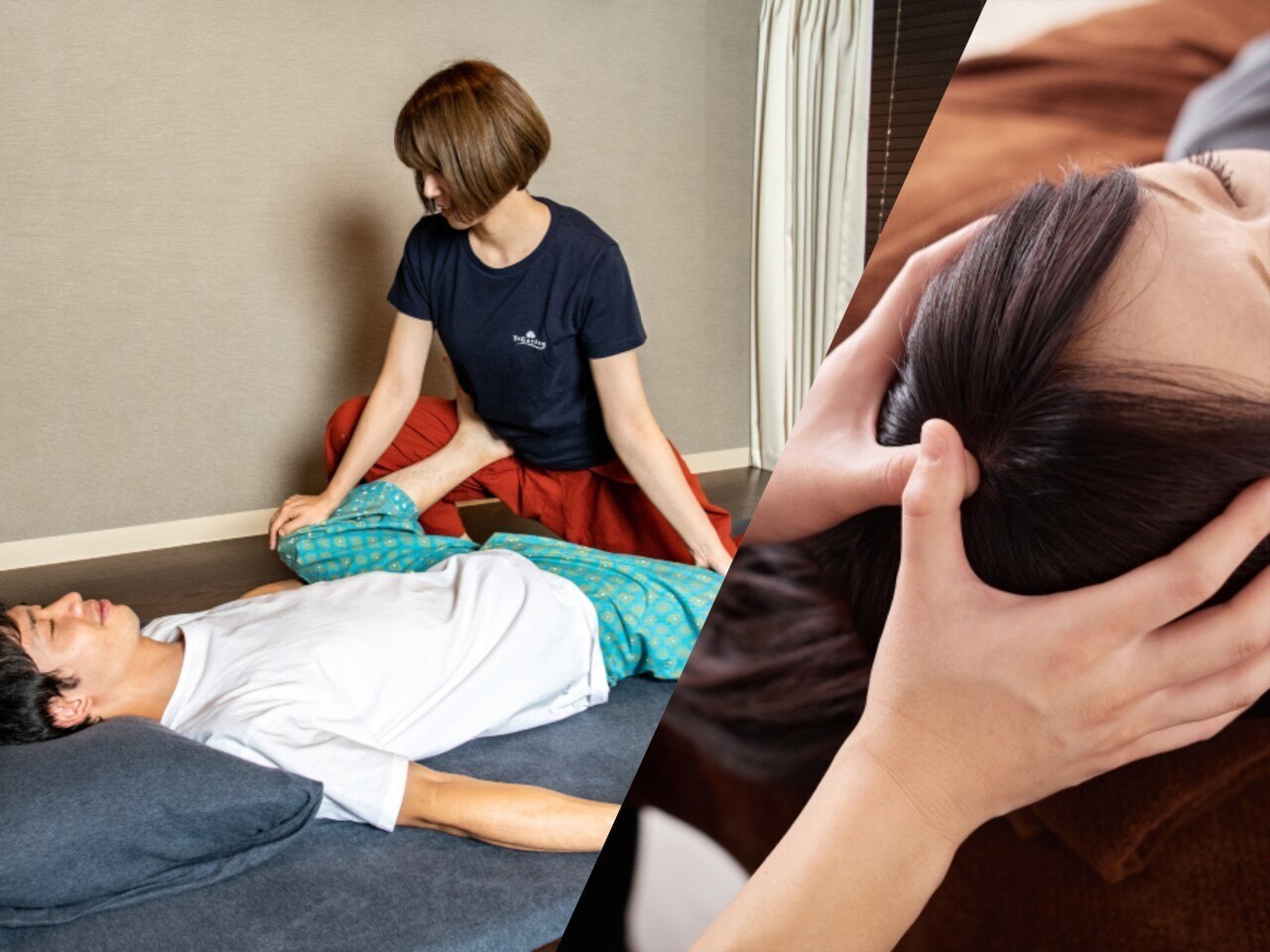 【初回限定ヘッドスパ付】タイ古式マッサージ90＋ドライヘッドスパ10　105分