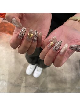 トータルサロン 白べぇーっ プラス/チェックネイル