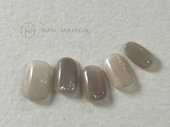 ネイルメゾン 梅田(NAIL MAISON)/くすみカラーマグネットポップ