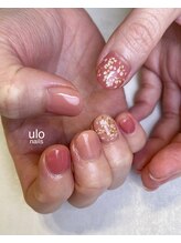 ウロネイルズ(ulo nails)/満開の押花ネイル