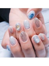ネイルズビー 国府店(Nail's be)/うねうねミラーネイル