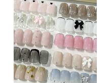 エマネイル プラス キハクヤ 本町店(EmaNail+KIHAKUYA)の雰囲気（定額コースお色味変更可能です♪ちゅるんカラーも沢山あります♪）