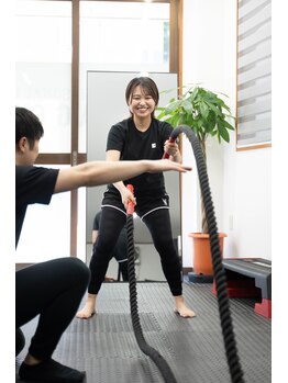 タッグジム(TAGGYM)/バトルロープで脂肪燃焼!