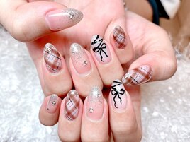 チェックネイル