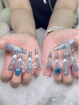 ラッキーネイル(lucky nail)の写真/海外で流行のパーツが3000種類！高技術×デザイン力で理想の指先に◎長さ出しや爪が折れてしまった方にも◎