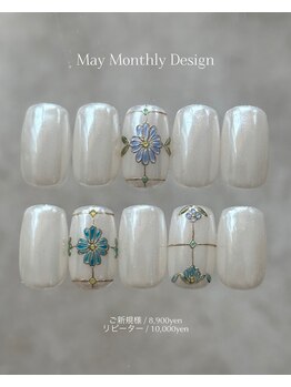 ノイスネイル(noice nail)/5月monthly &nbsp;design