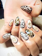 ノワール ネイルアンドスクール(Noire)/大人ベージュアニマル