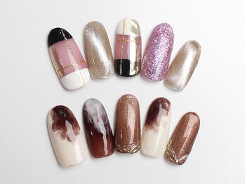 ユースタイル 新宿店(U-style)/キラキラつやつやネイル