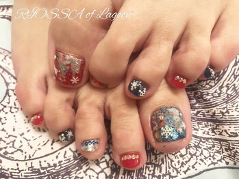 リオッサ オブ ラグーン(RIOSSA of Lagoon)/着物ネイルｘフットネイル
