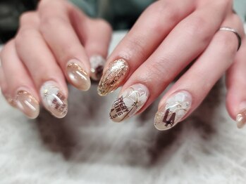 ネイルプラスユウ(NAIL+U)の写真/【ノンサンディングジェル×フィルインで爪に優しいネイル☆】シンプルからデザインまで種類豊富にご用意◎