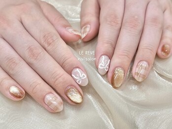 ルレーブ(LE REVE)/ワンホンネイル定額デザイン