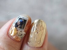 ネイル アトリエ コモード(nail atelier Comodo)/絵画ネイル [真珠の耳飾り]