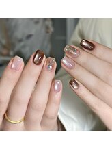 韓国ネイル/ワンホンネイル/ニュアンスネイルならおまかせ！フォトギャラリーをcheck★