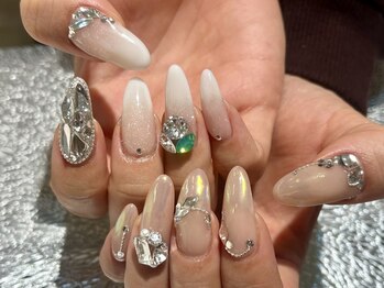 プロテア(protea)の写真/【心斎橋徒歩2分】持ち込みオリジナルデザインOK★長さ出し/つけ放題などわがままネイルもお任せください♪