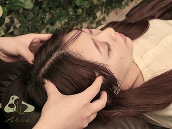 アリア(Aria)の写真/ただのヘッドスパとは違う。五感から癒される極上時間。お好きな香りが選べるオリジナルヘッドスパで癒しを