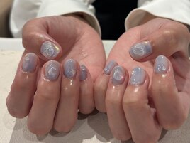 ちゅるんニュアンスネイル