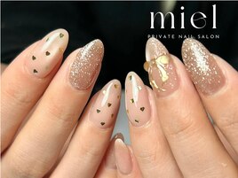 ドット　リボンネイル
