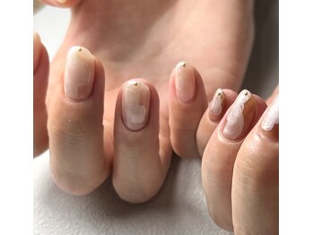 イオネイル(io nail)の写真/【半田山/新規10%オフ】働く女性に人気◯日常に溶け込む上品ニュアンス＆大人シンプルネイル♪