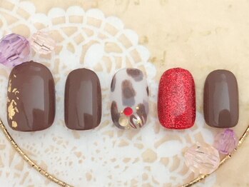 シェリー(Cherie)/バレンタインネイル