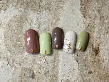 モモネイル(MOMO nail)/秋ネイル