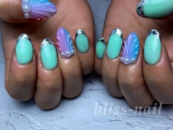 ブリスネイル(bliss-nail)/マーメイドネイル