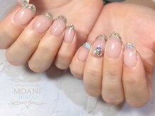 モアニ ヒロオ 渋谷店(MOANI Hiroo)/ガラスフレンチにビジュー相性◎