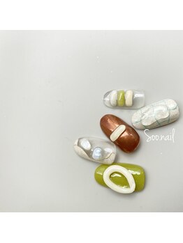 ソーネイル(Soo.nail)/3月定額ネイルトレンドデザイン