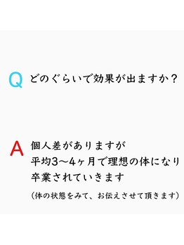 ナオル整体 飯田橋院(NAORU整体)/よくある質問3/飯田橋