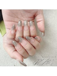 長さだし＋ラメグラ