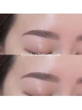 【毛流れが整うアイブロウラミネーション♪】