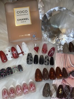 ビジュー(Bijou)の写真/あなただけのデザインを♪可愛い手元で個性を楽しめる◎豊富な可愛いデザインを１本から追加可能！