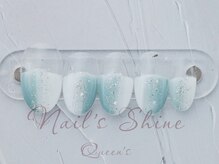 ネイルズシャインクイーンズ(nail's Shine Queen's)/クリアグラデーションアート