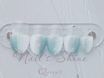 ネイルズシャインクイーンズ(nail's Shine Queen's)/クリアグラデーションアート